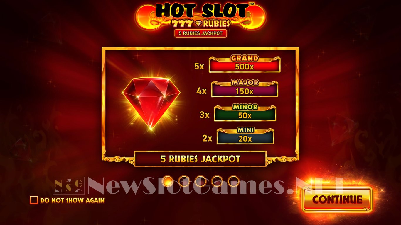 Hot Slot™: 777 Rubies Slot Demo Image