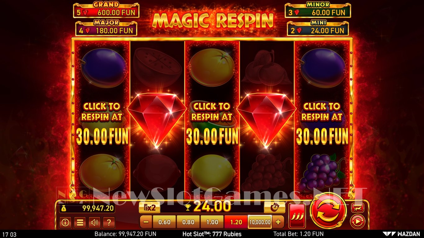 Hot Slot™: 777 Rubies Slot Slot Image in Demo - pic. 14
