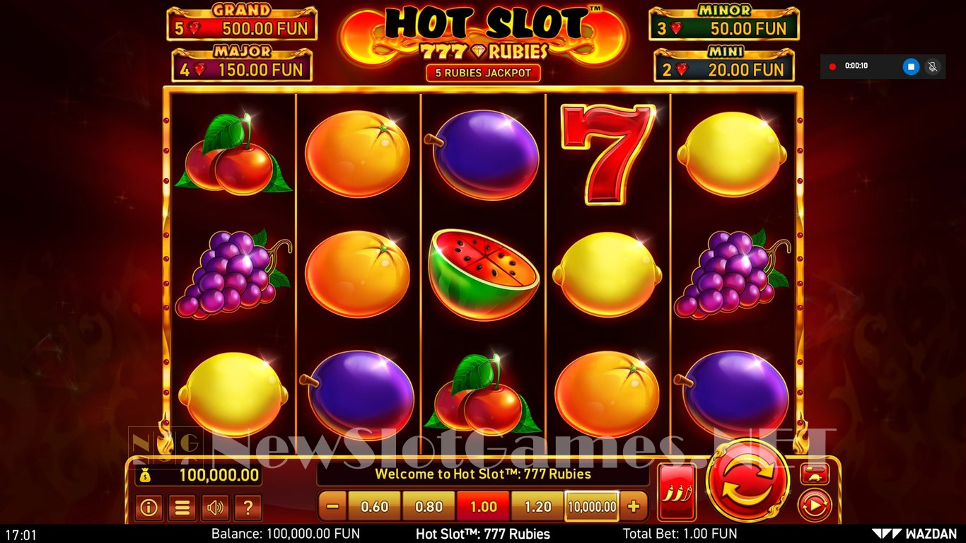 Hot Slot™: 777 Rubies Slot Slot Image in Demo - pic. 2
