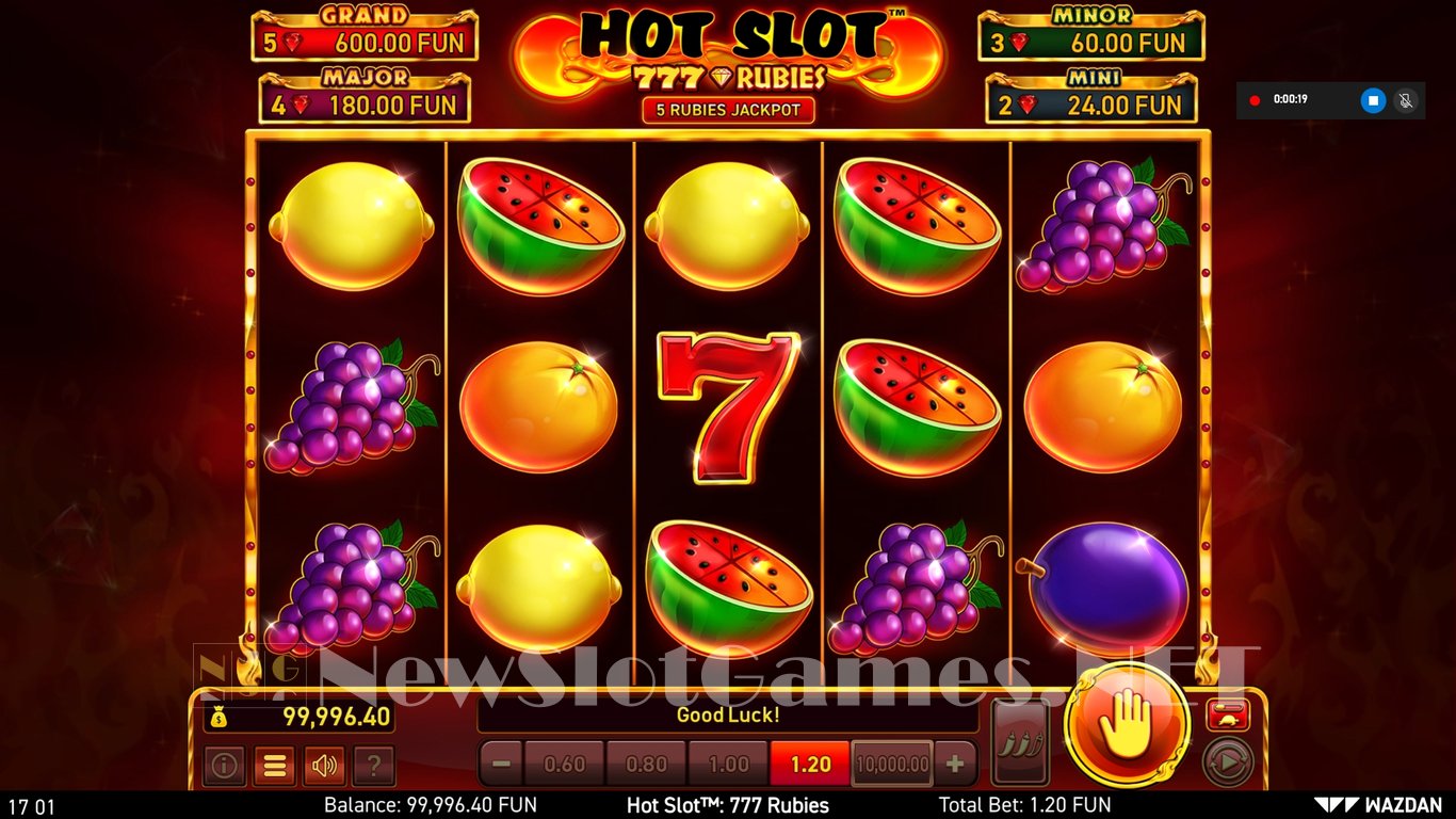 Hot Slot™: 777 Rubies Slot Slot Image in Demo - pic. 4