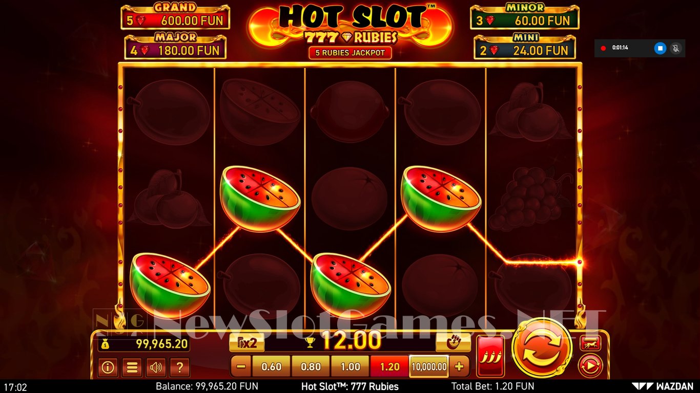 Hot Slot™: 777 Rubies Slot Slot Image in Demo - pic. 9