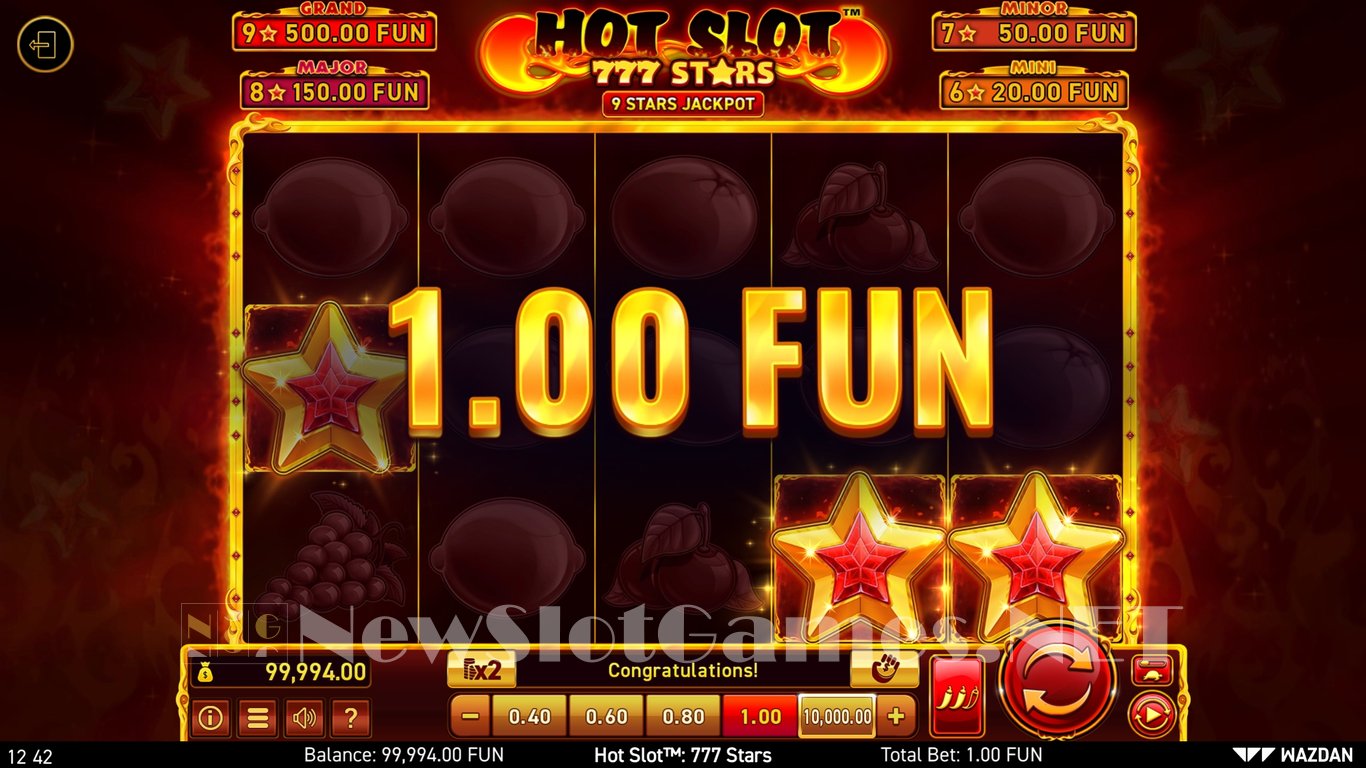 Hot Slot™ 777 Stars Slot Slot Image in Demo - pic. 11
