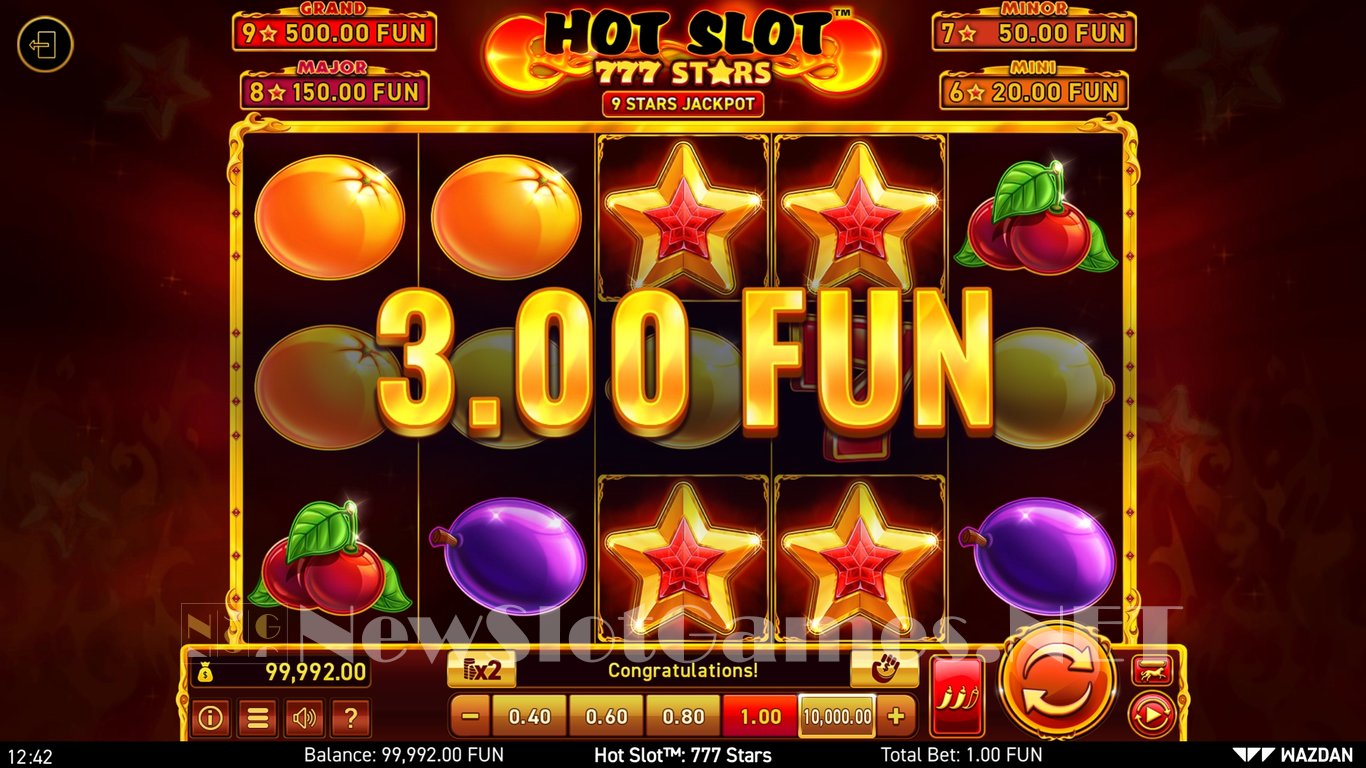Hot Slot™ 777 Stars Slot Slot Image in Demo - pic. 13
