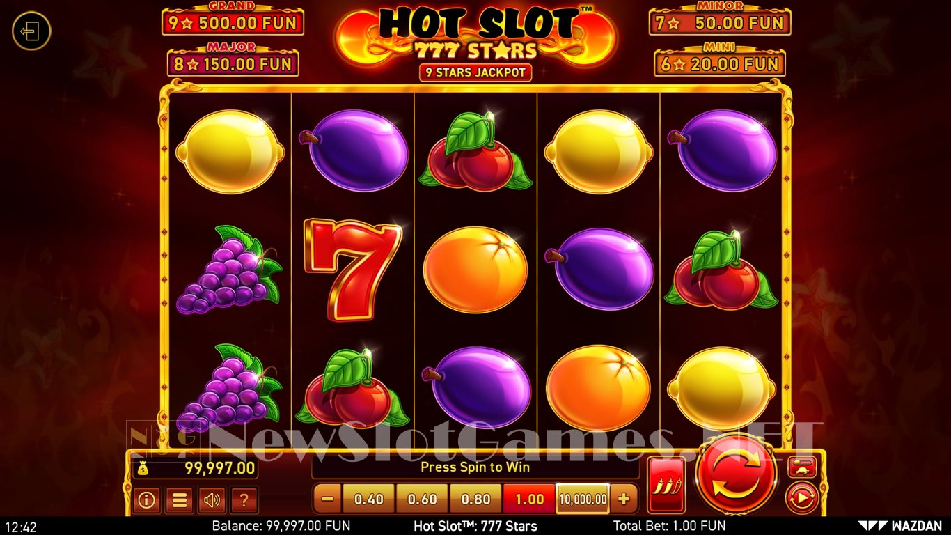 Hot Slot™ 777 Stars Slot Slot Image in Demo - pic. 3