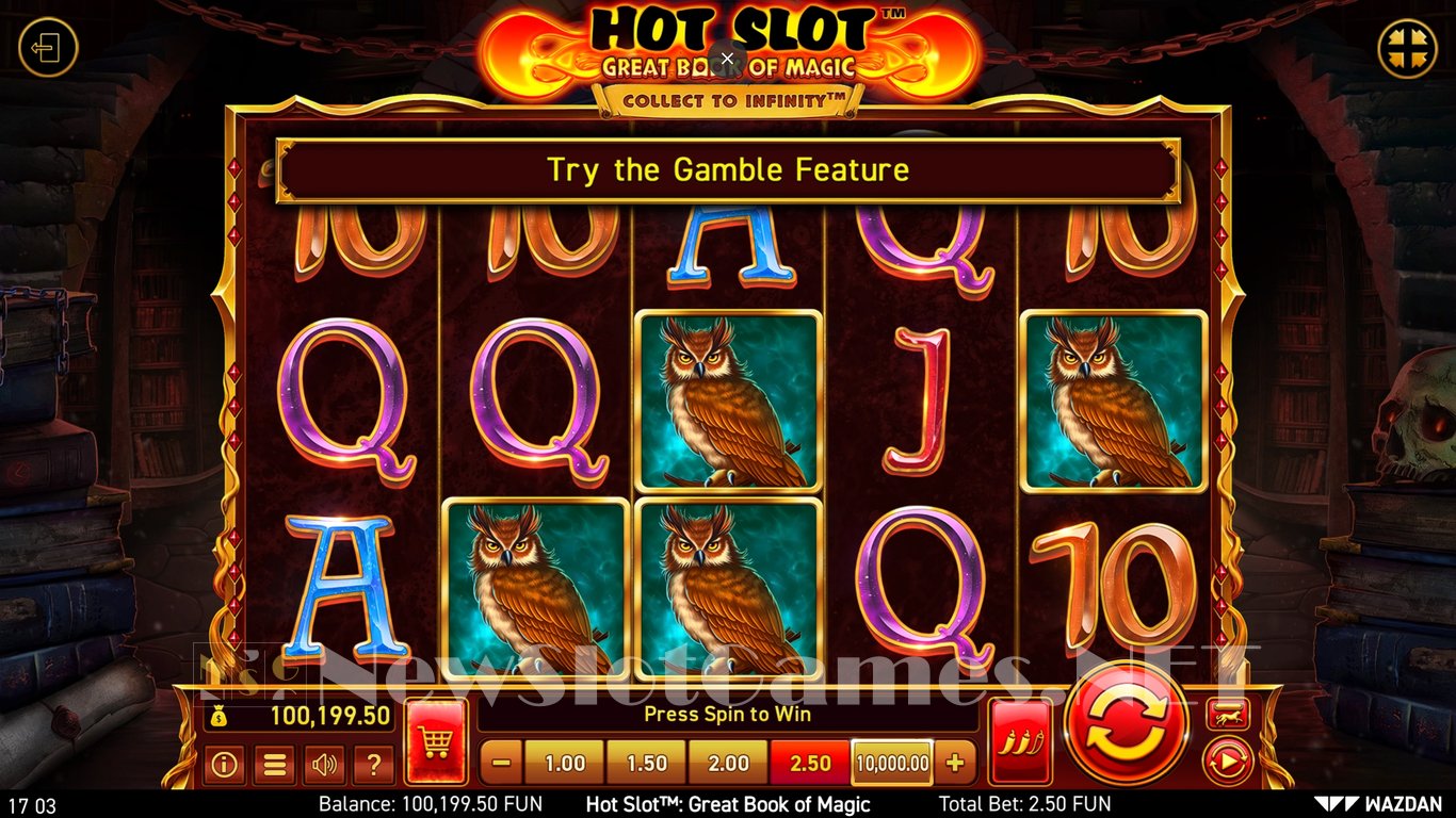 Hot Slot Great Book of Magic Slot Demo Image