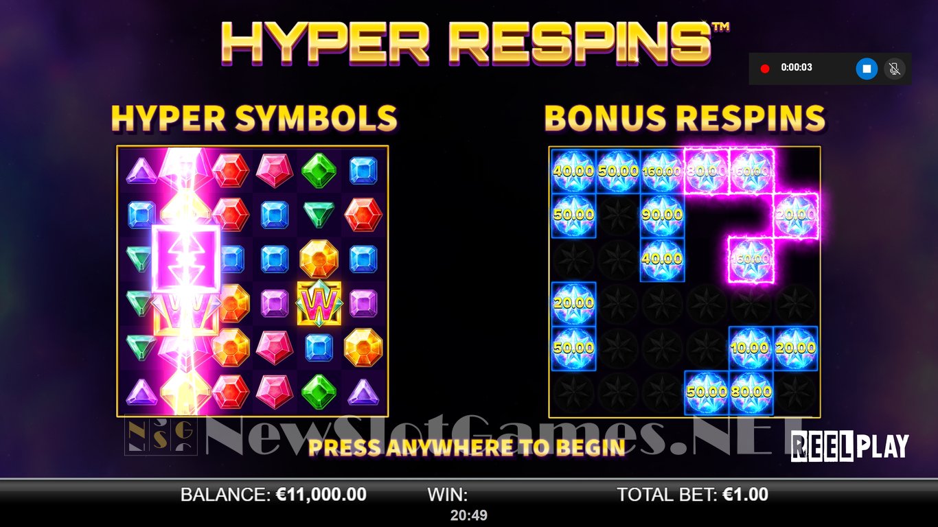 Hyper Respins Slot Demo Image