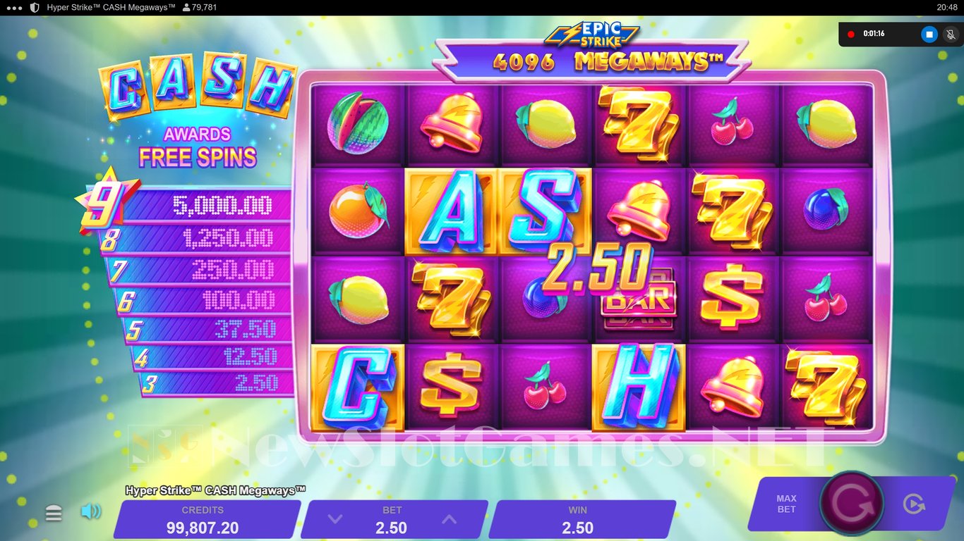 Hyper Strike Cash Megaways Slot Slot Image in Demo - pic. 10