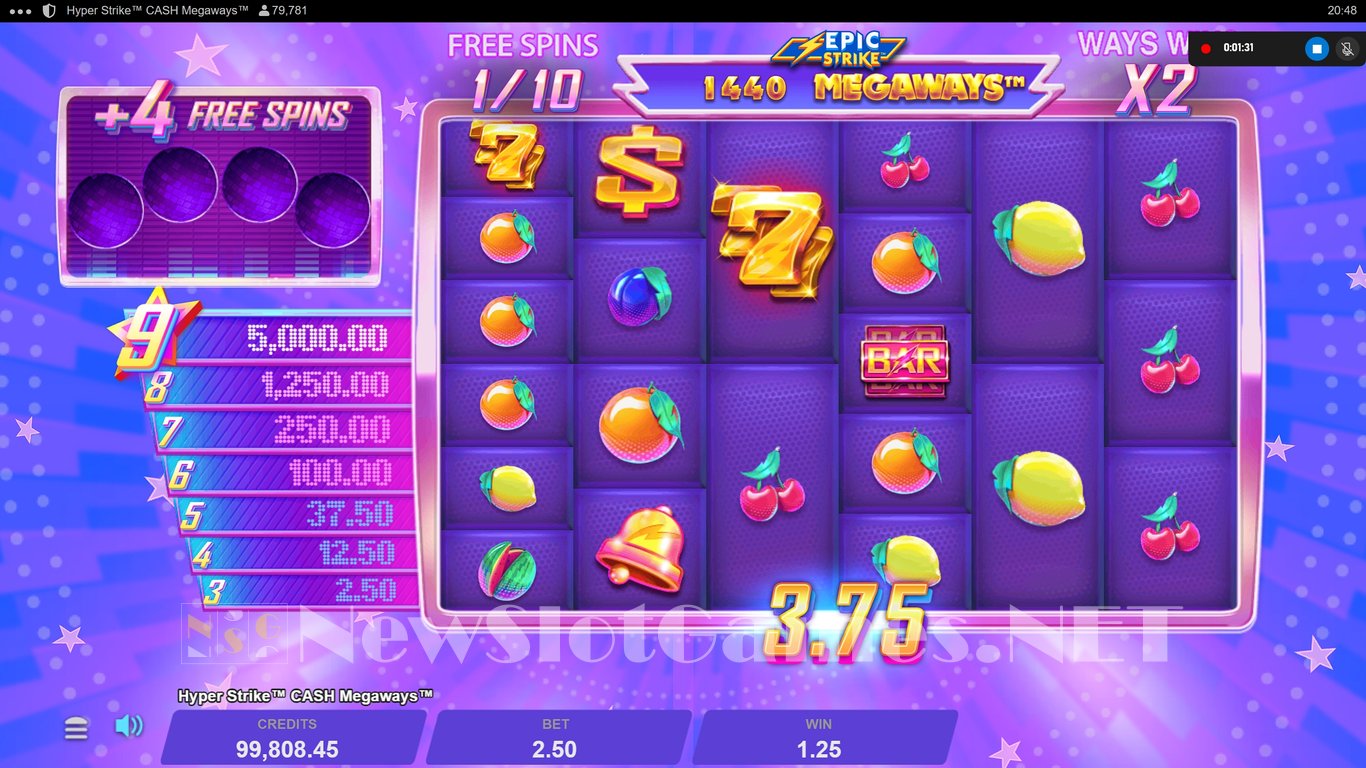 Hyper Strike Cash Megaways Slot Slot Image in Demo - pic. 12