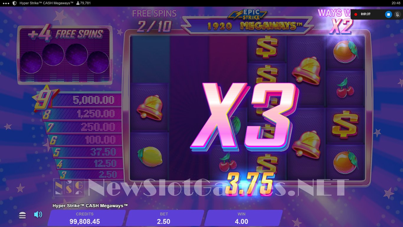 Hyper Strike Cash Megaways Slot Slot Image in Demo - pic. 13