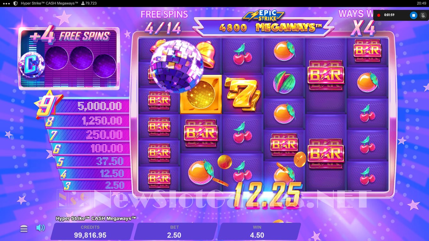 Hyper Strike Cash Megaways Slot Slot Image in Demo - pic. 15
