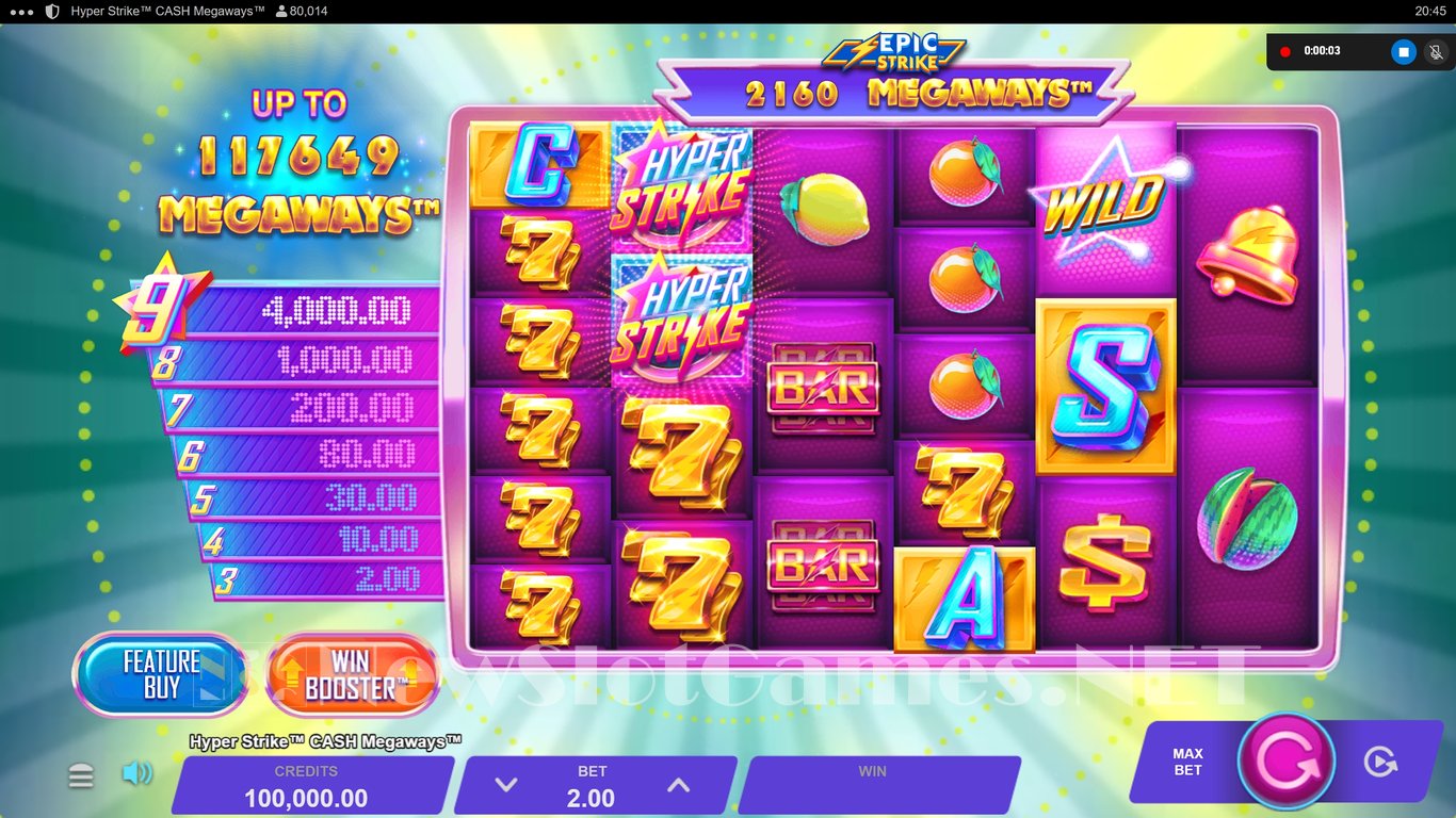 Hyper Strike Cash Megaways Slot Slot Image in Demo - pic. 2