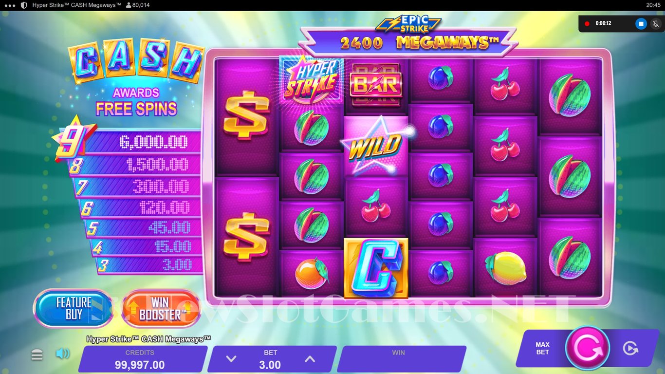 Hyper Strike Cash Megaways Slot Slot Image in Demo - pic. 3