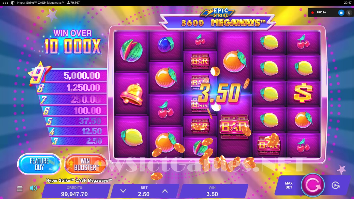 Hyper Strike Cash Megaways Slot Slot Image in Demo - pic. 7