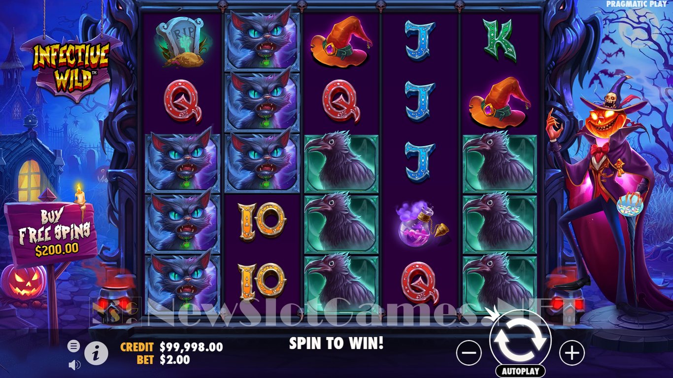 Infective Wild Slot Demo Image