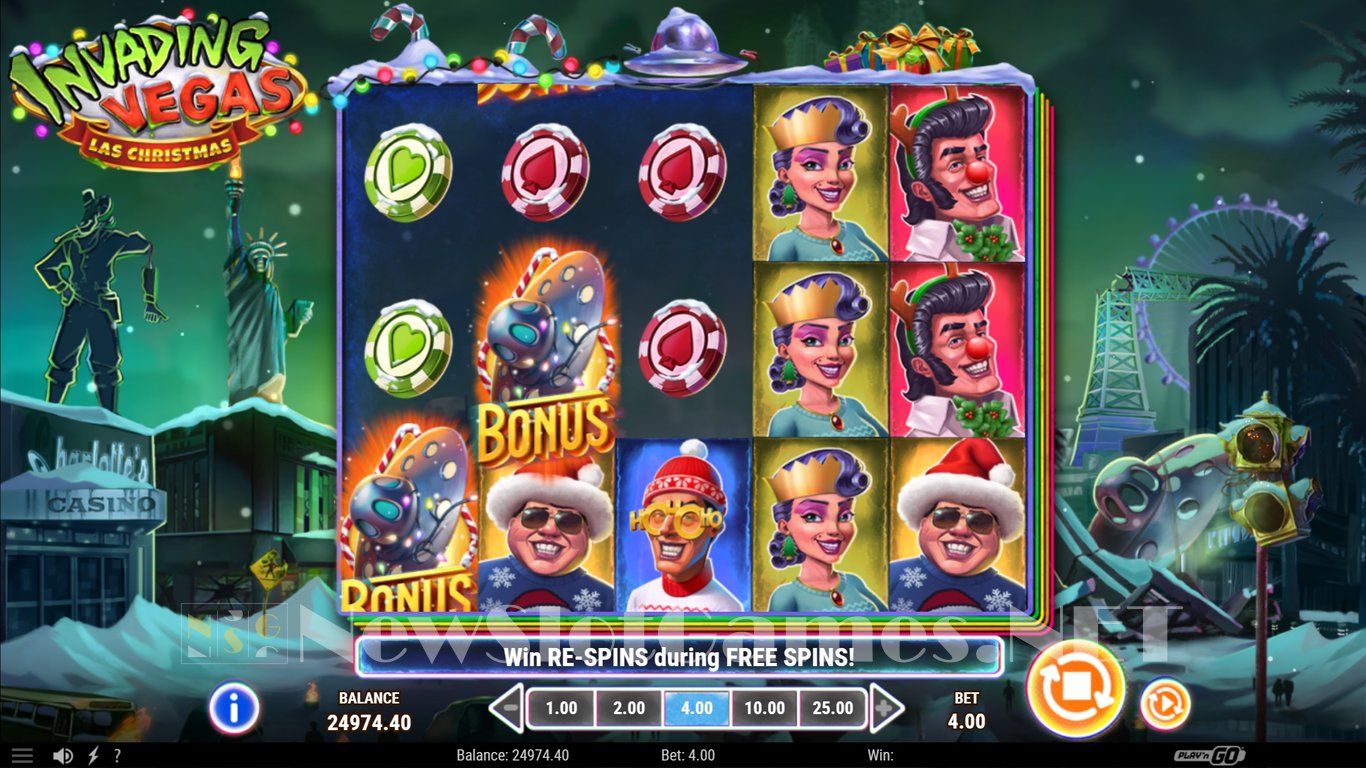 Invading Vegas Las Christmas Slot Slot Image in Demo - pic. 4