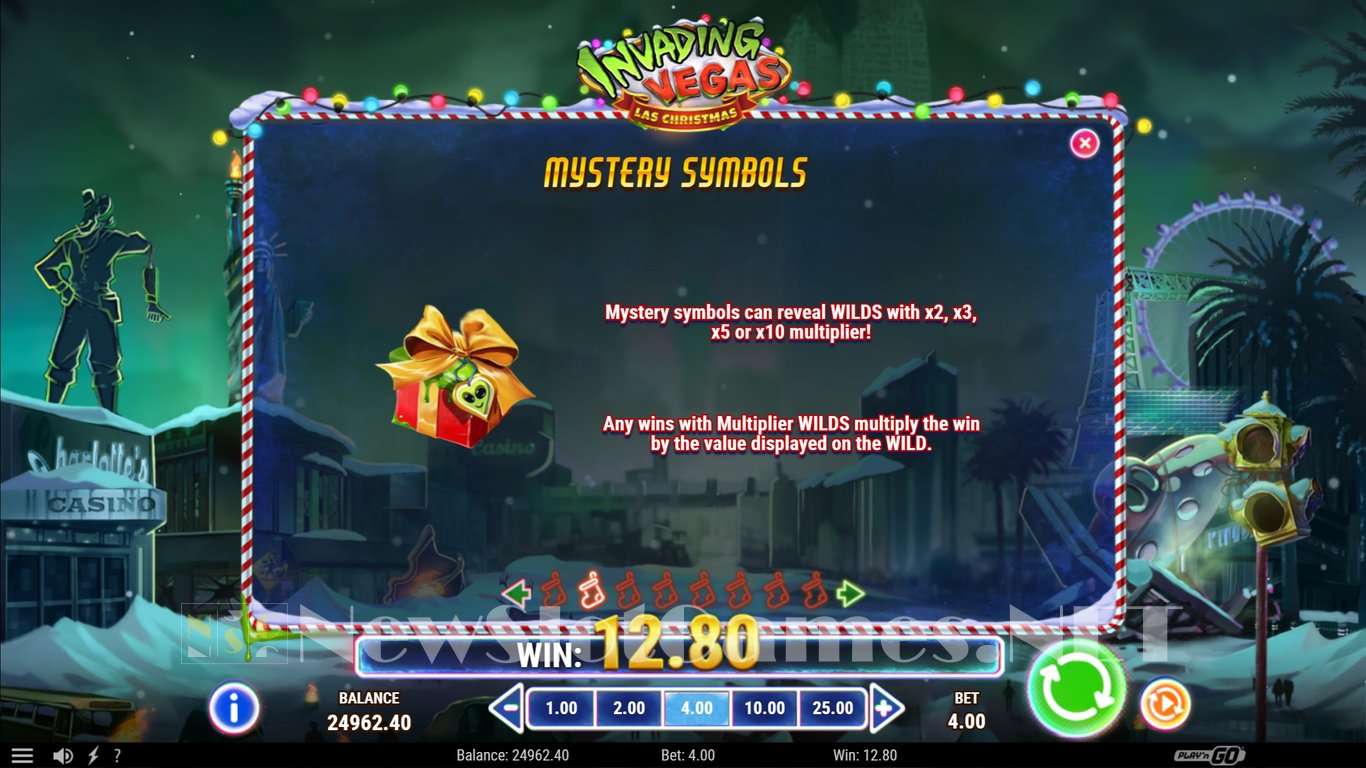 Invading Vegas Las Christmas Slot Slot Image in Demo - pic. 8