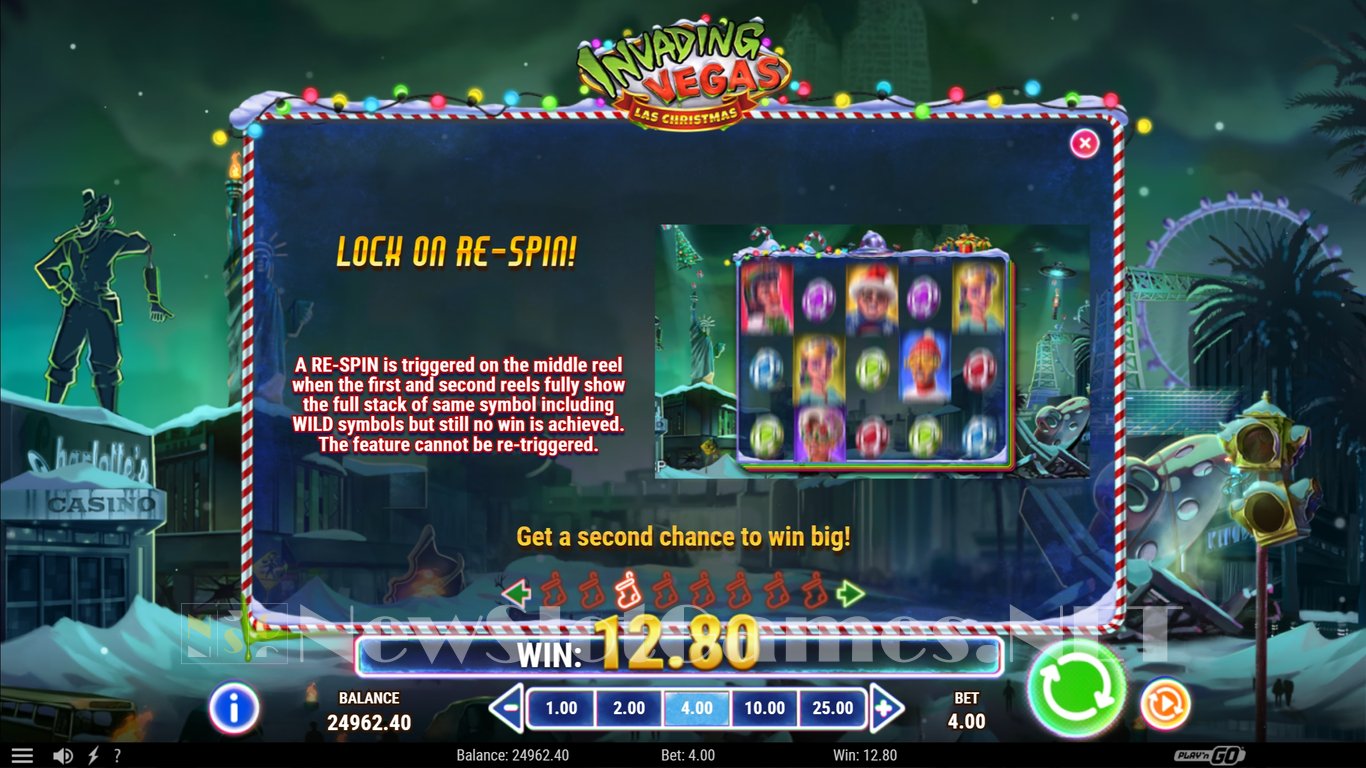 Invading Vegas Las Christmas Slot Slot Image in Demo - pic. 9