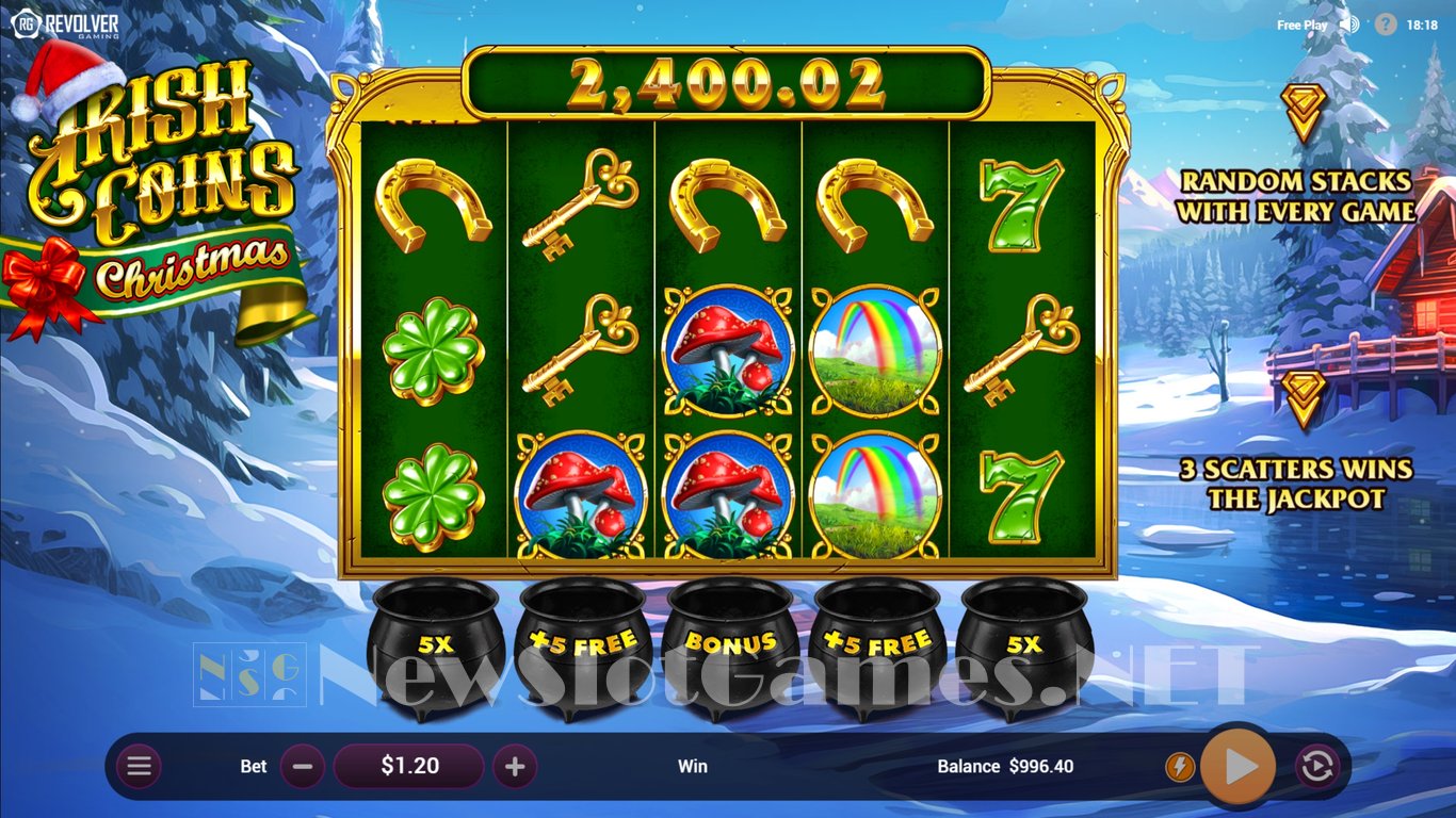 Irish Coins Christmas Slot Slot Image in Demo - pic. 2