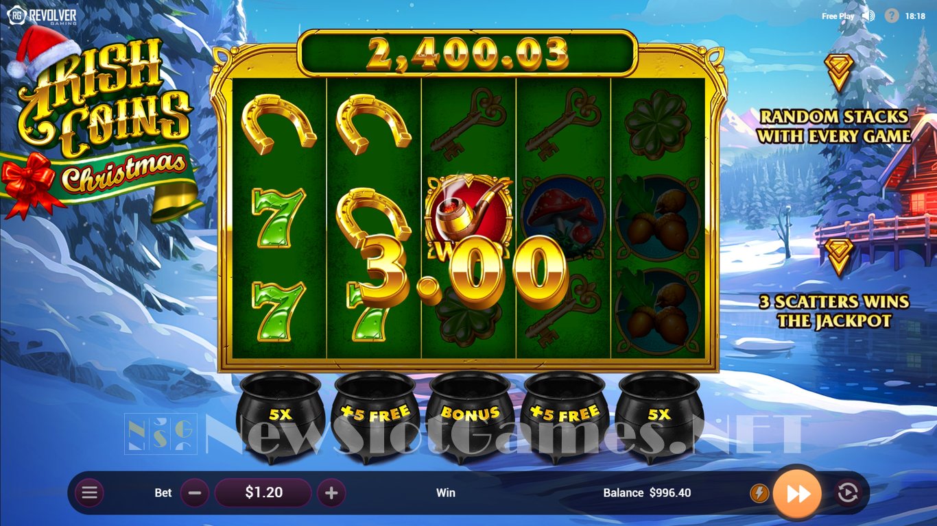 Irish Coins Christmas Slot Slot Image in Demo - pic. 3