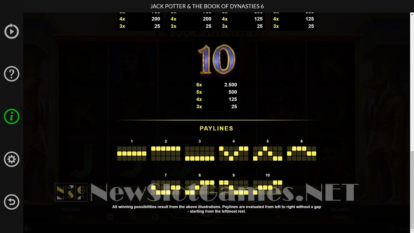Jack Potter & the Book of Dynasties 6 Slot Slot Image in Demo - pic. 11