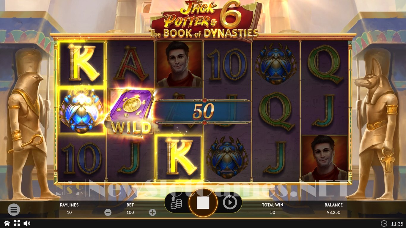 Jack Potter & the Book of Dynasties 6 Slot Slot Image in Demo - pic. 13
