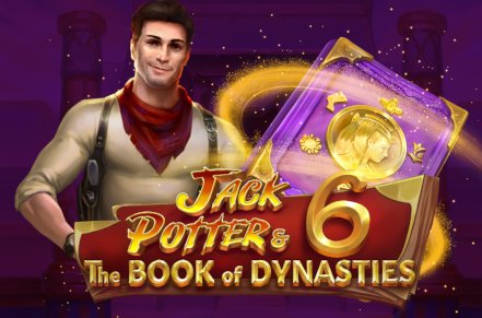 Jack Potter & the Book of Dynasties 6 Slot Logo