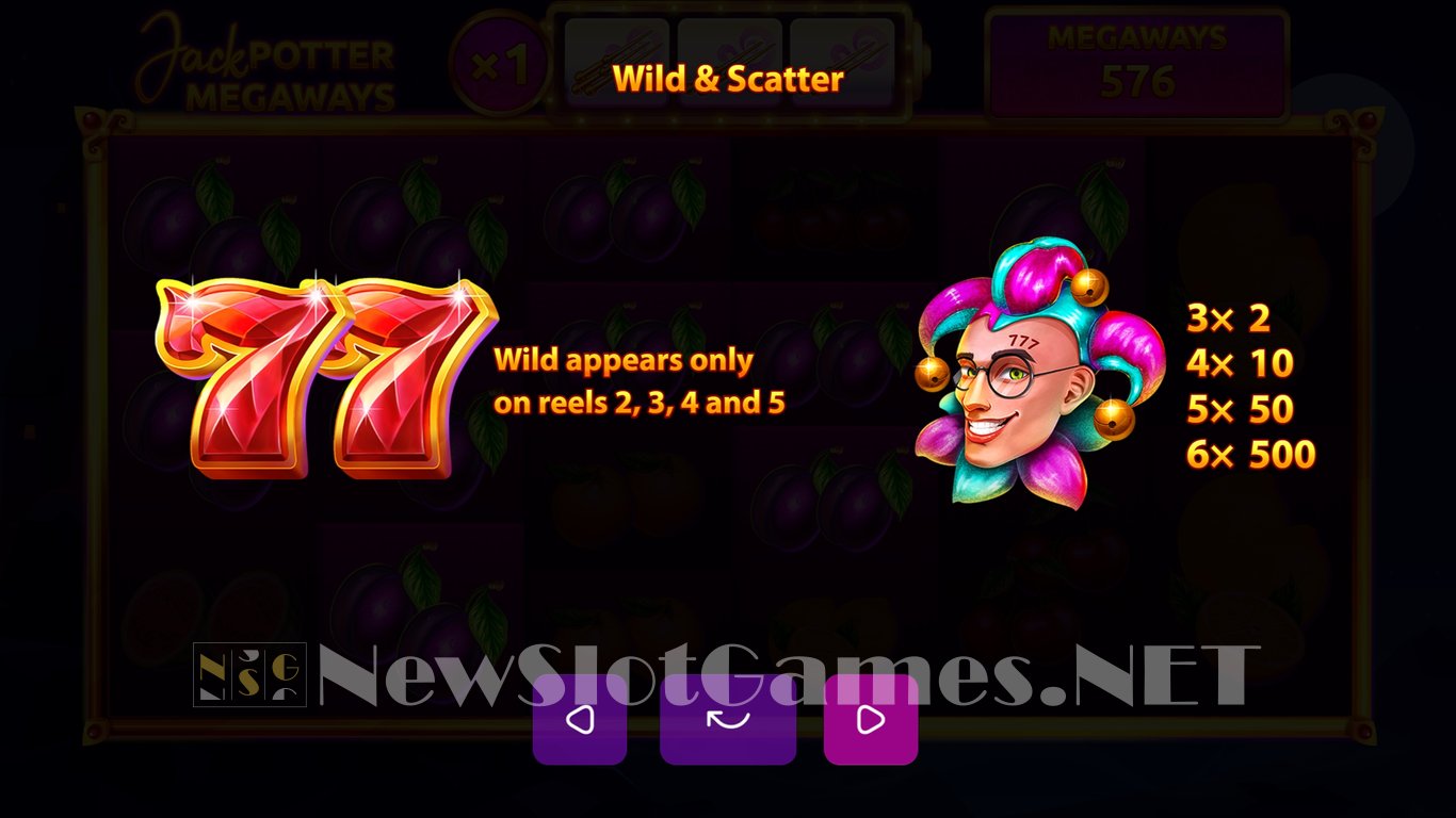 Jack Potter Megaways Slot Slot Image in Demo - pic. 10