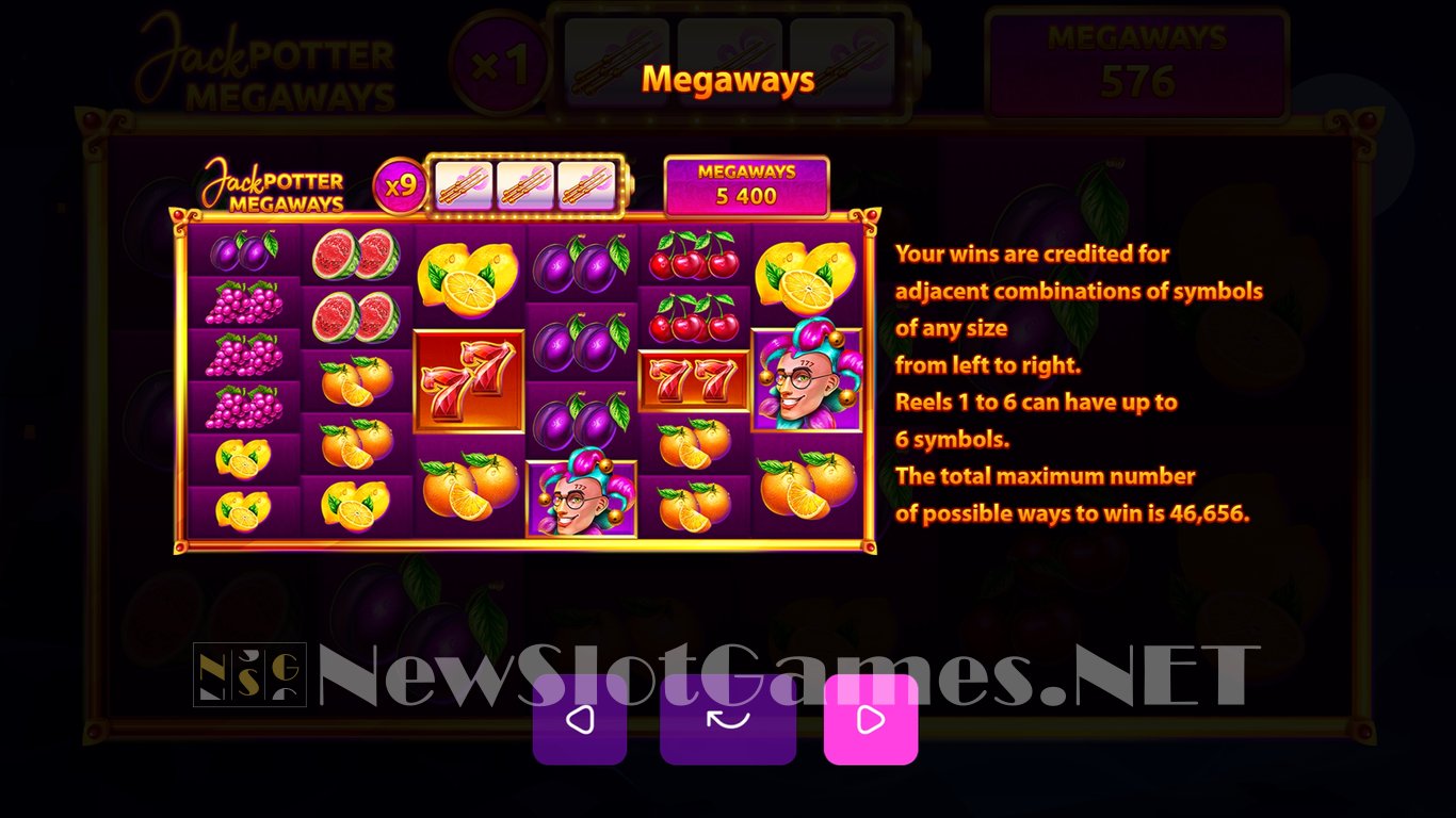 Jack Potter Megaways Slot Slot Image in Demo - pic. 9