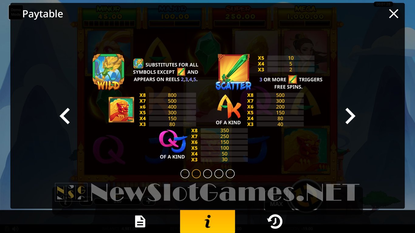 Jade Blade XtraSplit Slot Slot Image in Demo - pic. 5