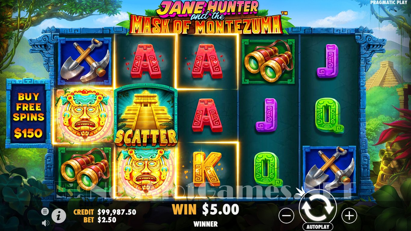 Jane Hunter and the Mask of Montezuma Slot Slot Image in Demo - pic. 3