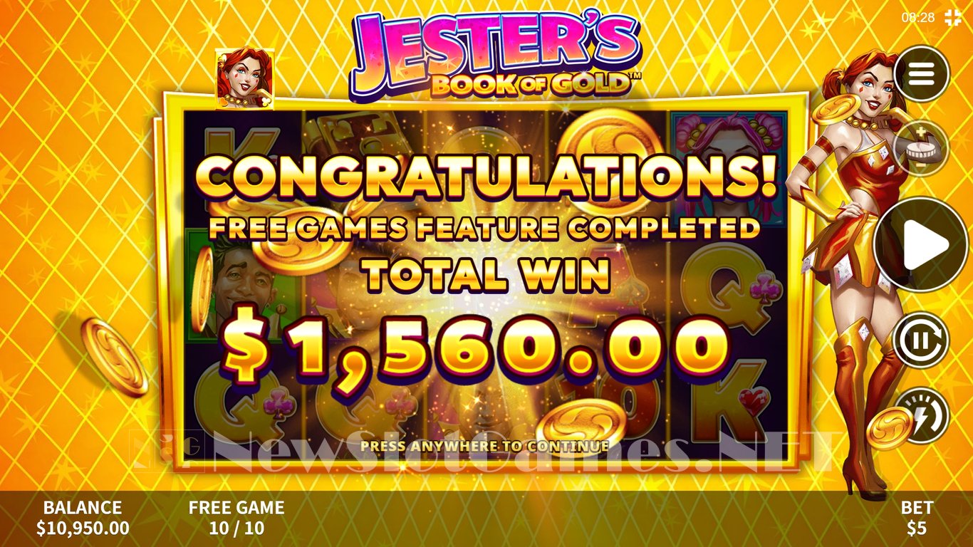 Jesters Book of Gold Slot Slot Image in Demo - pic. 10
