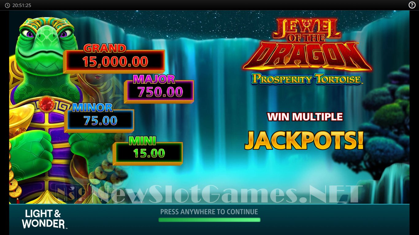 Jewel of the Dragon Prosperity Tortoise Slot Demo Image