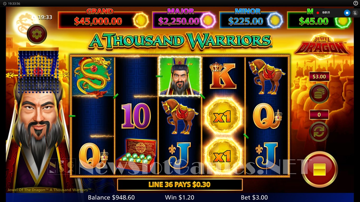 Jewel of the Dragon: A Thousand Warriors Slot Slot Image in Demo - pic. 10