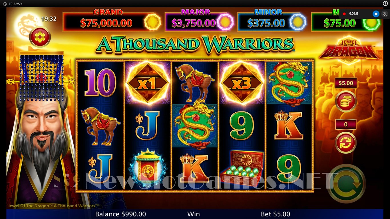 Jewel of the Dragon: A Thousand Warriors Slot Slot Image in Demo - pic. 3