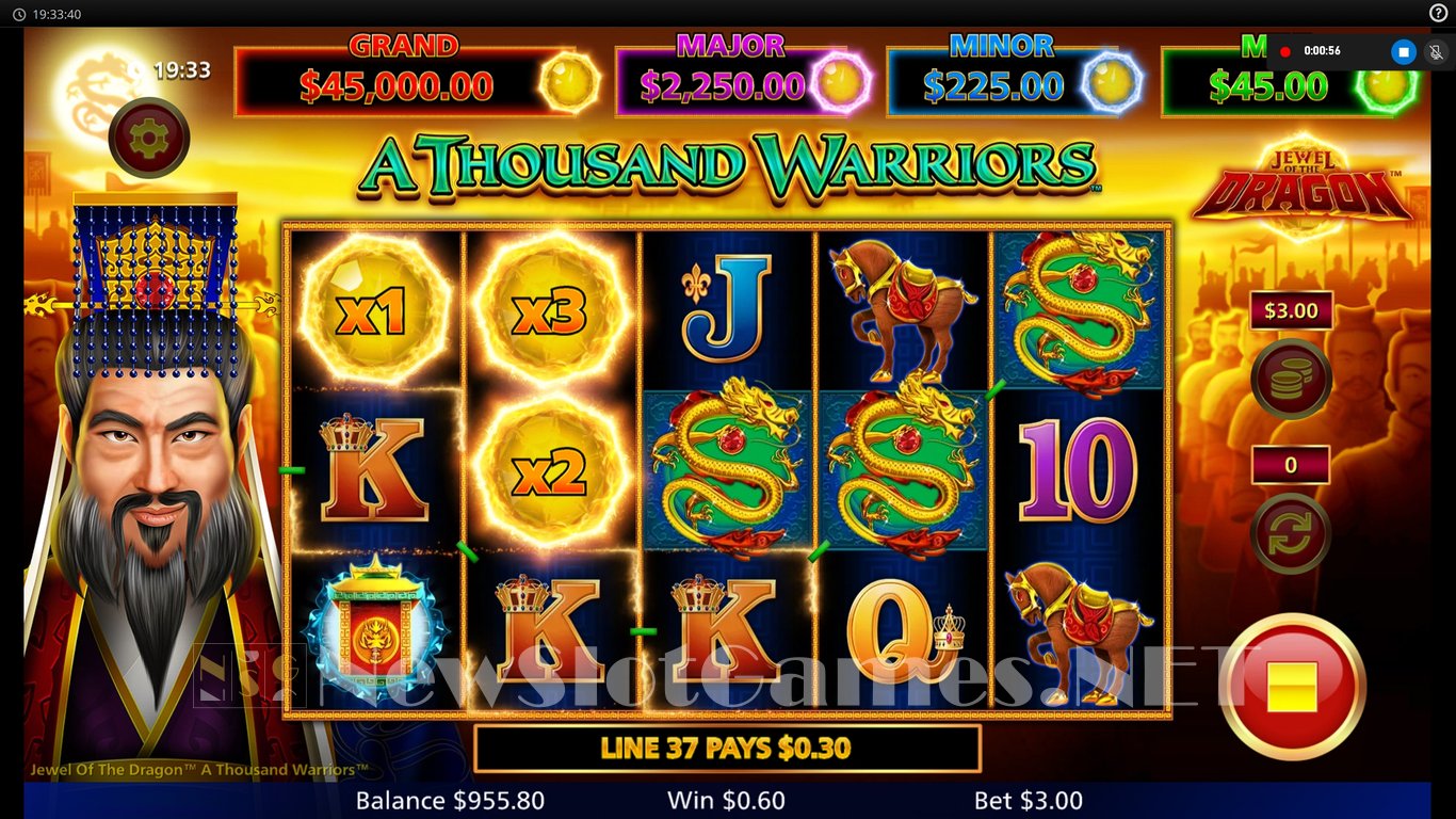 Jewel of the Dragon: A Thousand Warriors Slot Slot Image in Demo - pic. 8