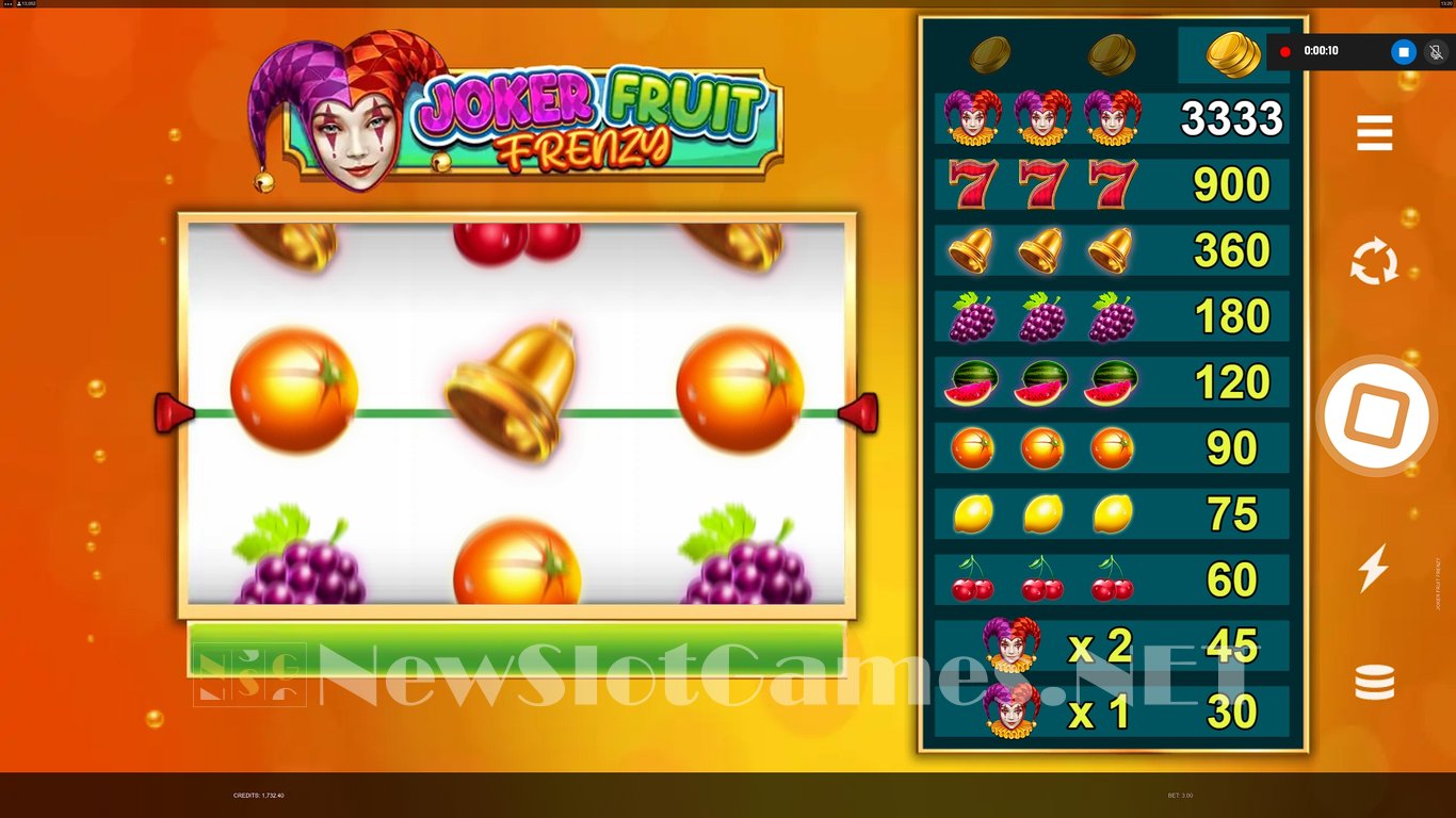 Joker Fruit Frenzy Slot Slot Image in Demo - pic. 2