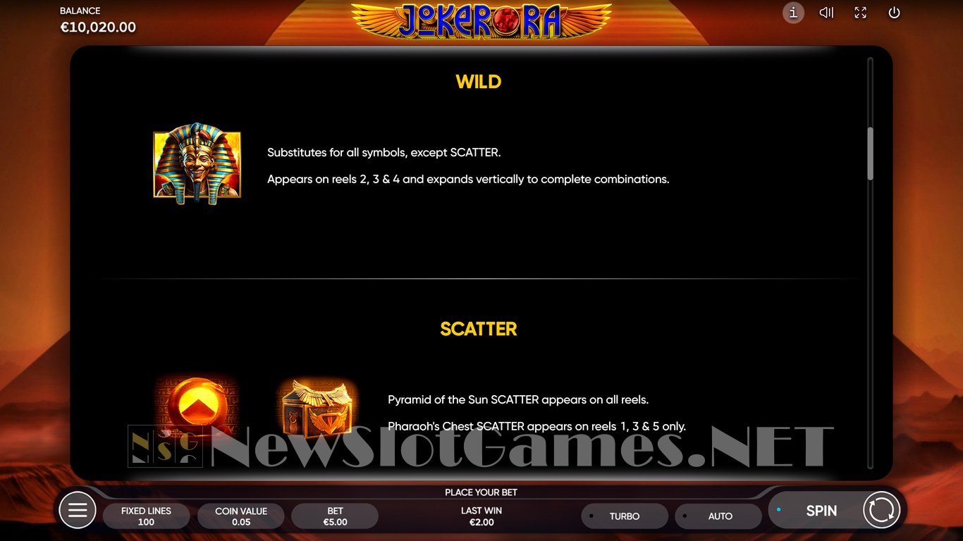 Joker Ra Slot Slot Image in Demo - pic. 7