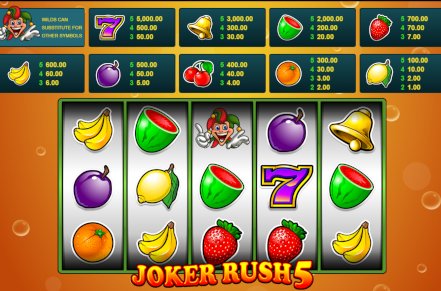 Joker Rush 5 Slot Logo