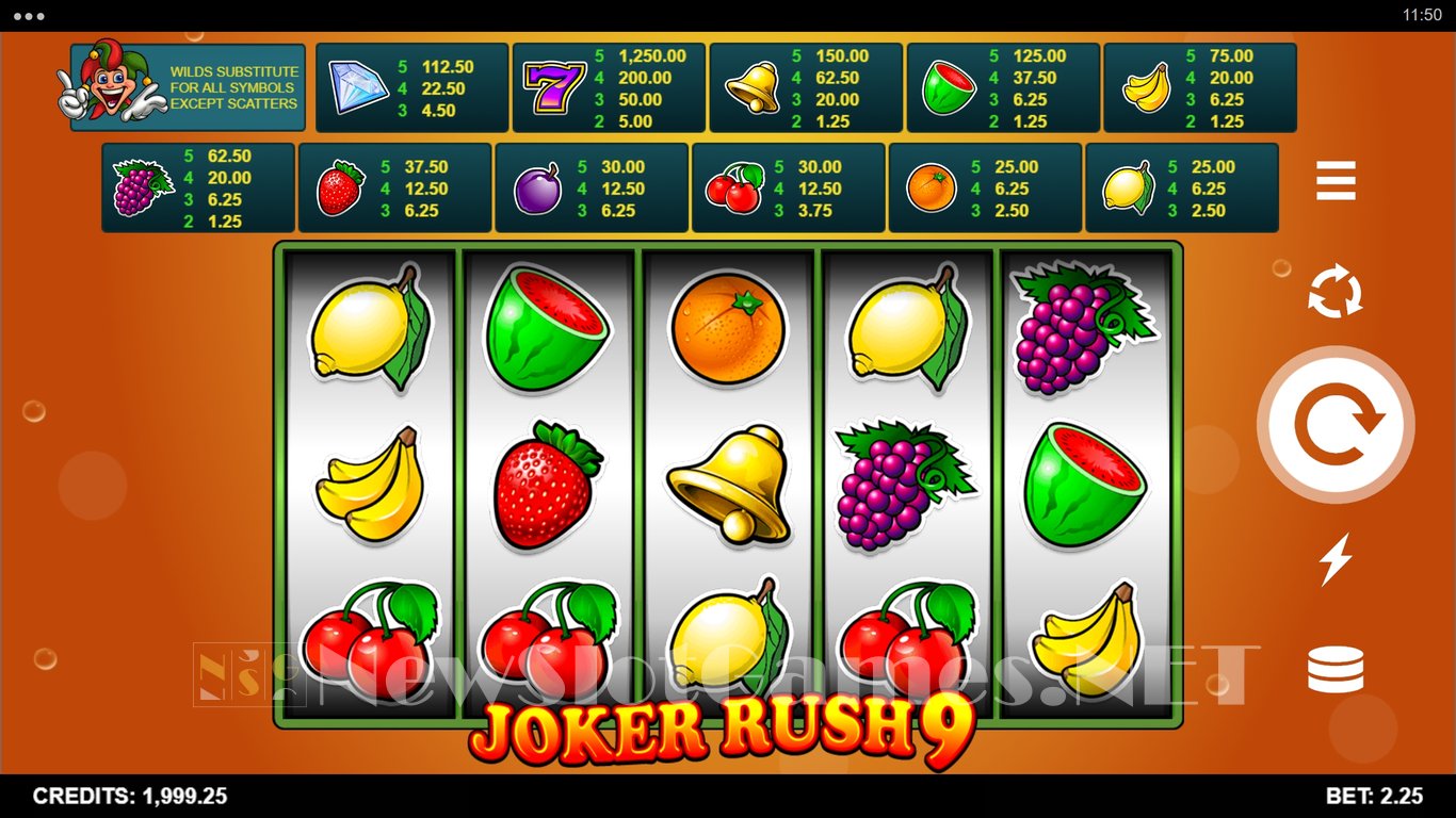 Joker Rush 9 Slot Demo Image