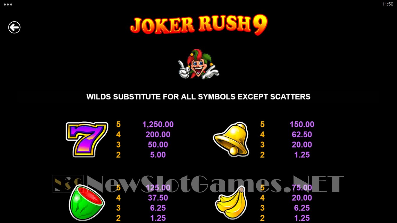 Joker Rush 9 Slot Slot Image in Demo - pic. 7