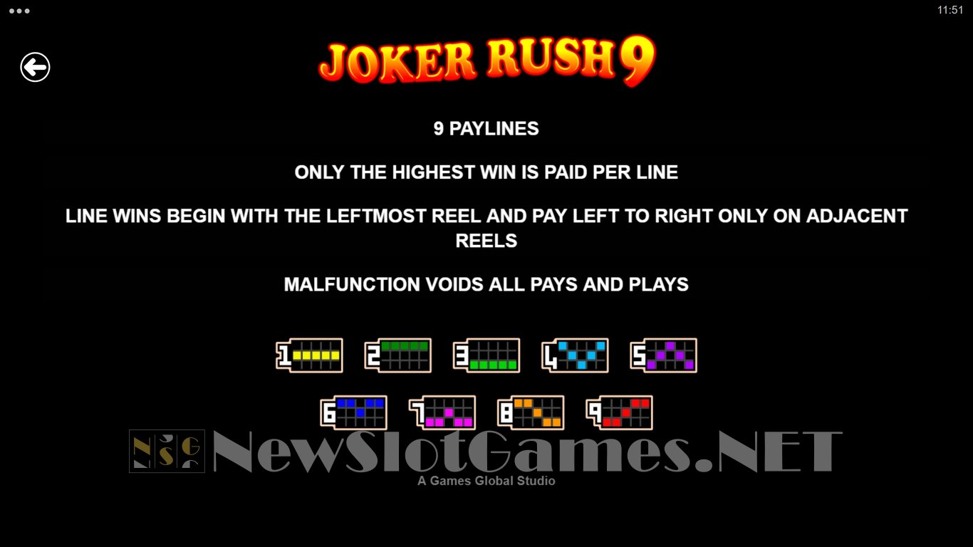 Joker Rush 9 Slot Slot Image in Demo - pic. 9