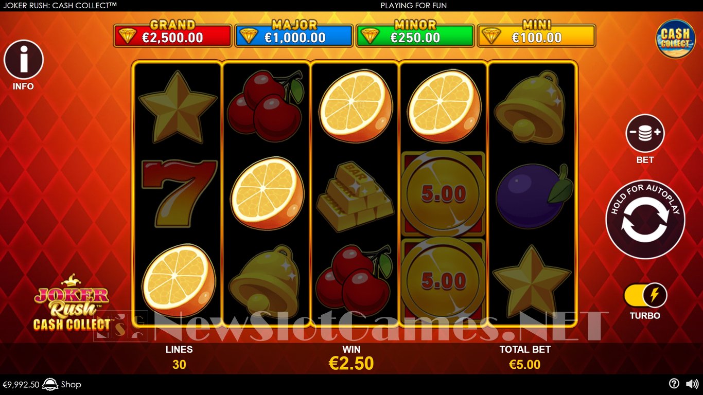 Joker Rush Cash Collect Slot Slot Image in Demo - pic. 2
