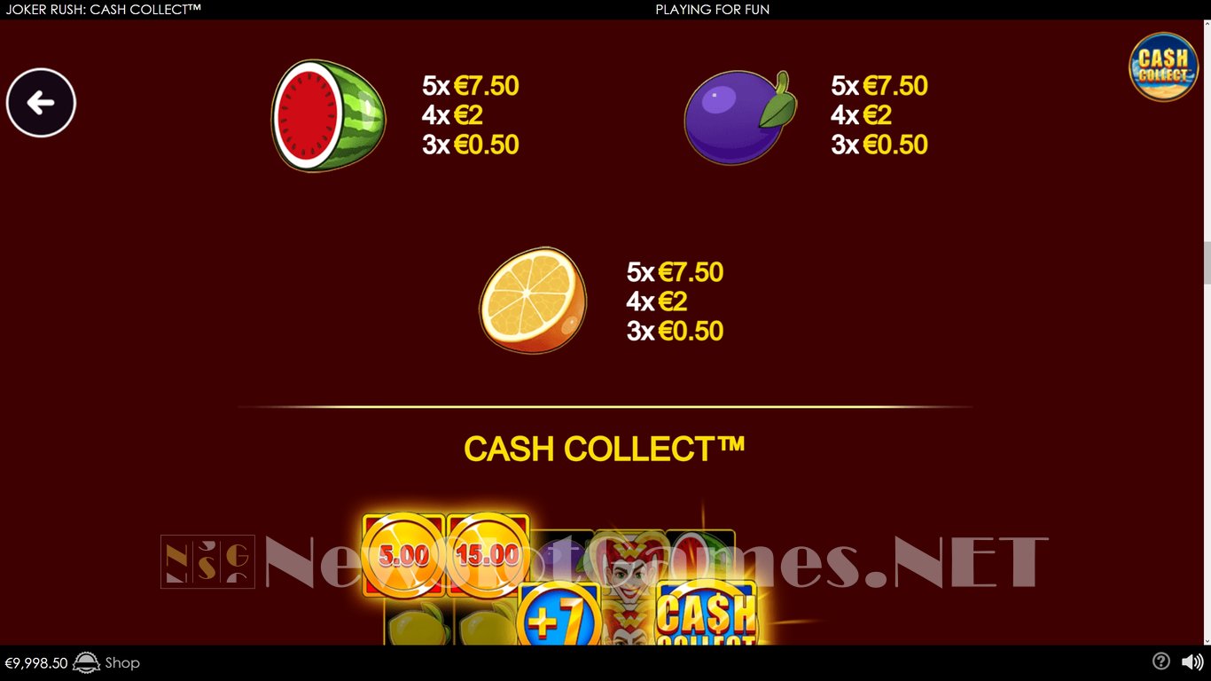 Joker Rush Cash Collect Slot Slot Image in Demo - pic. 7