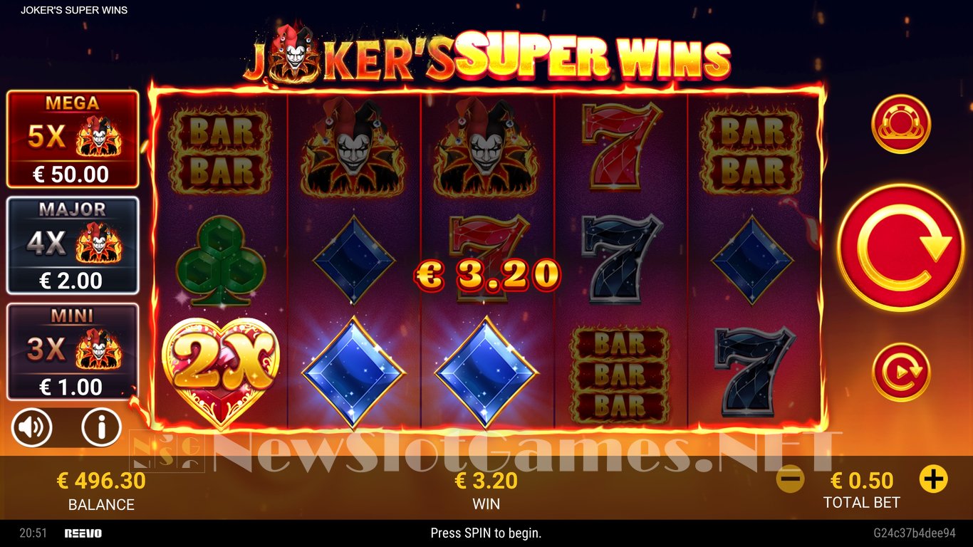 Jokers Super Wins Slot Slot Image in Demo - pic. 7