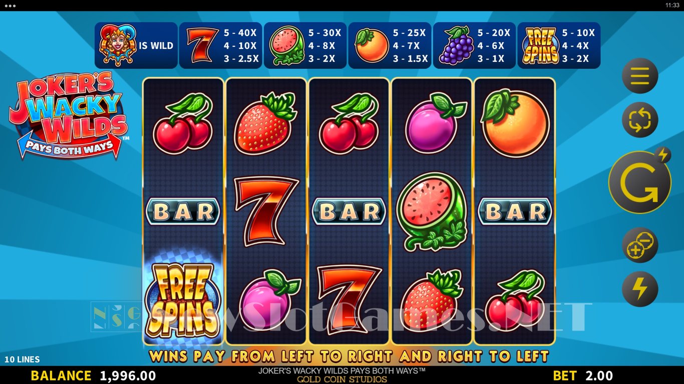 Jokers Wacky Wilds Slot Slot Image in Demo - pic. 3