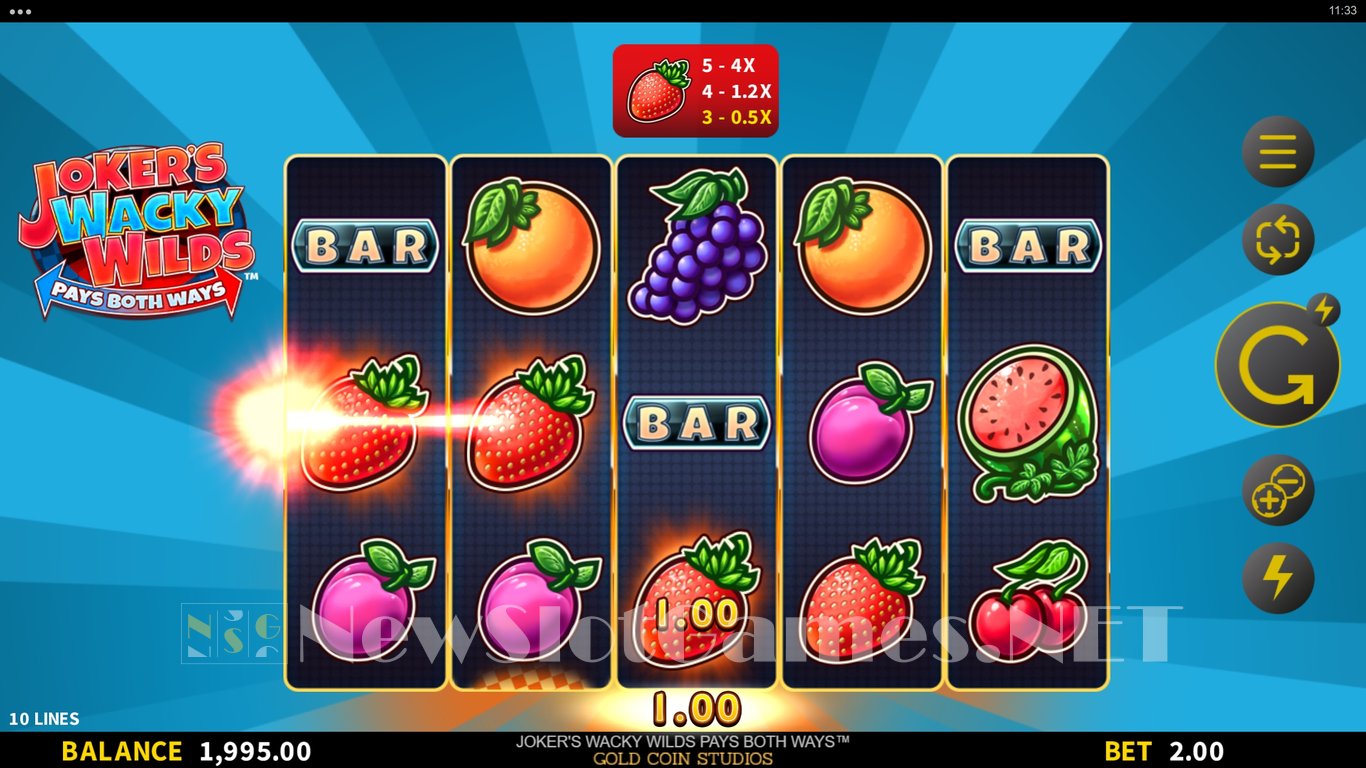 Jokers Wacky Wilds Slot Slot Image in Demo - pic. 4