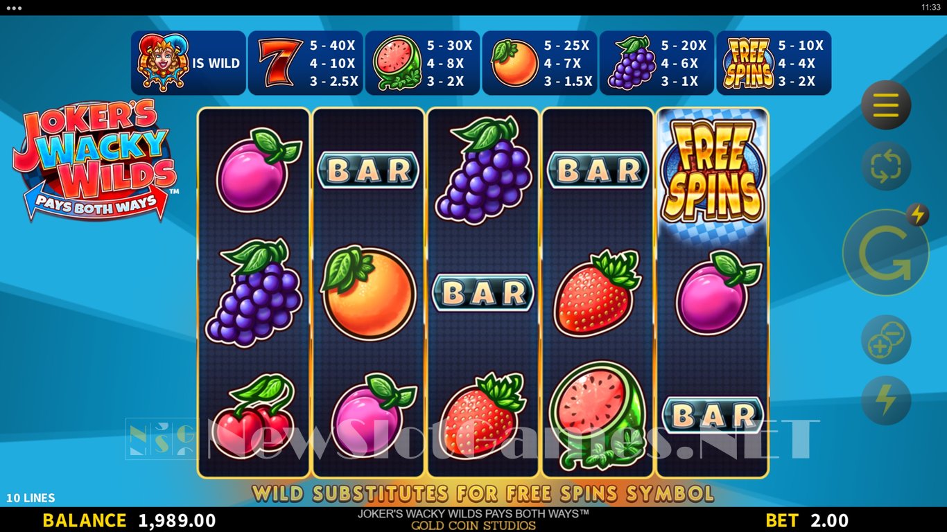 Jokers Wacky Wilds Slot Slot Image in Demo - pic. 5