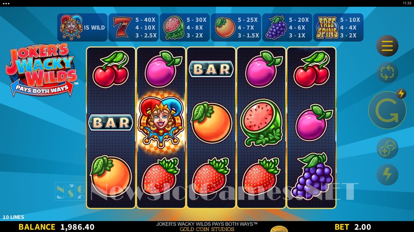 Jokers Wacky Wilds Slot Slot Image in Demo - pic. 7