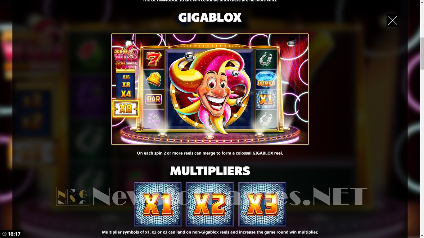 Jokrz Wild UltraNudge GigaBlox Slot Slot Image in Demo - pic. 9