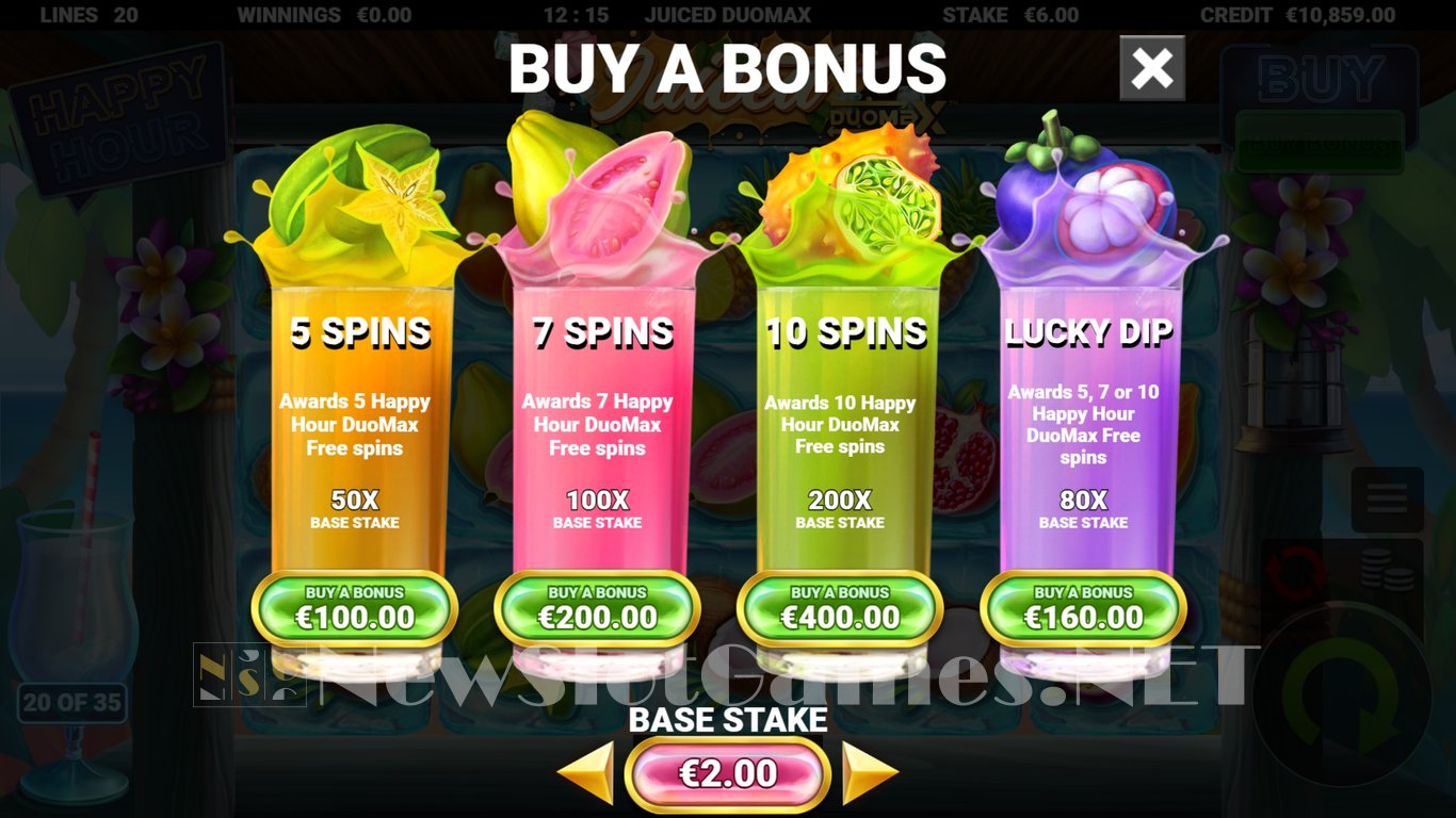 Juiced DuoMax Slot Slot Image in Demo - pic. 7